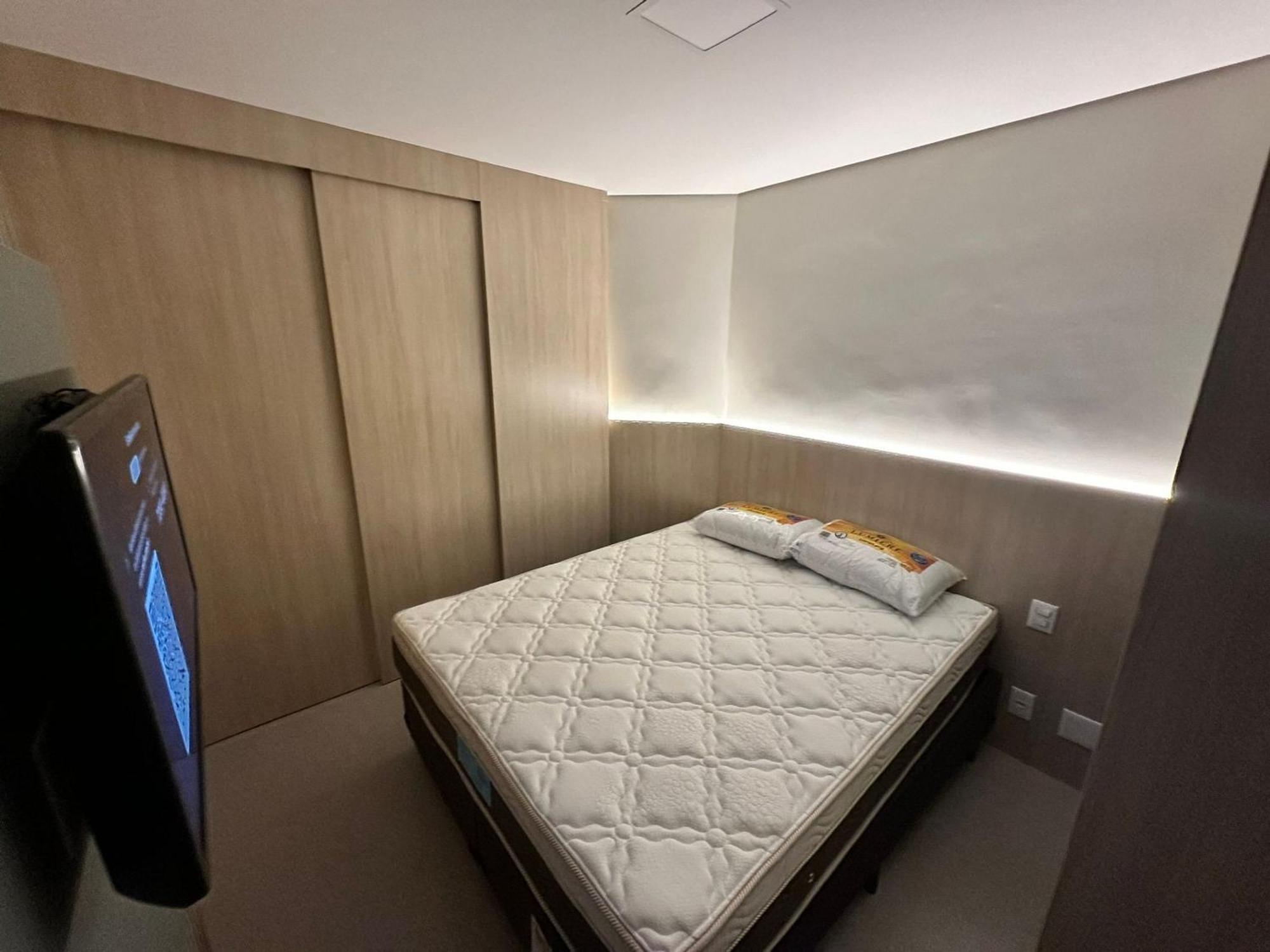 Apartmán Residencial Estanconfor Com Vista Mar 2 Ac E Garagem Santos  Exteriér fotografie