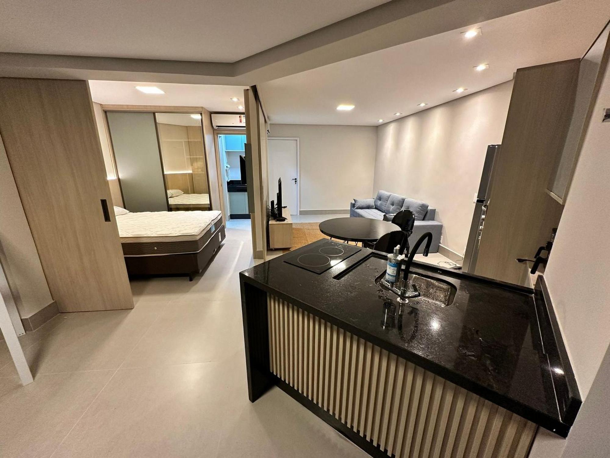 Apartmán Residencial Estanconfor Com Vista Mar 2 Ac E Garagem Santos  Exteriér fotografie