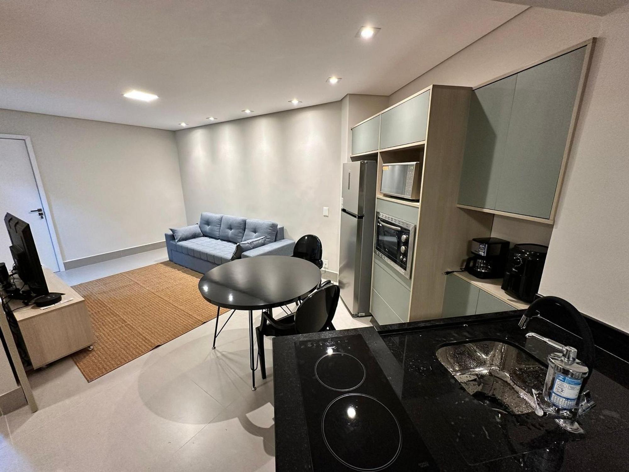 Apartmán Residencial Estanconfor Com Vista Mar 2 Ac E Garagem Santos  Exteriér fotografie