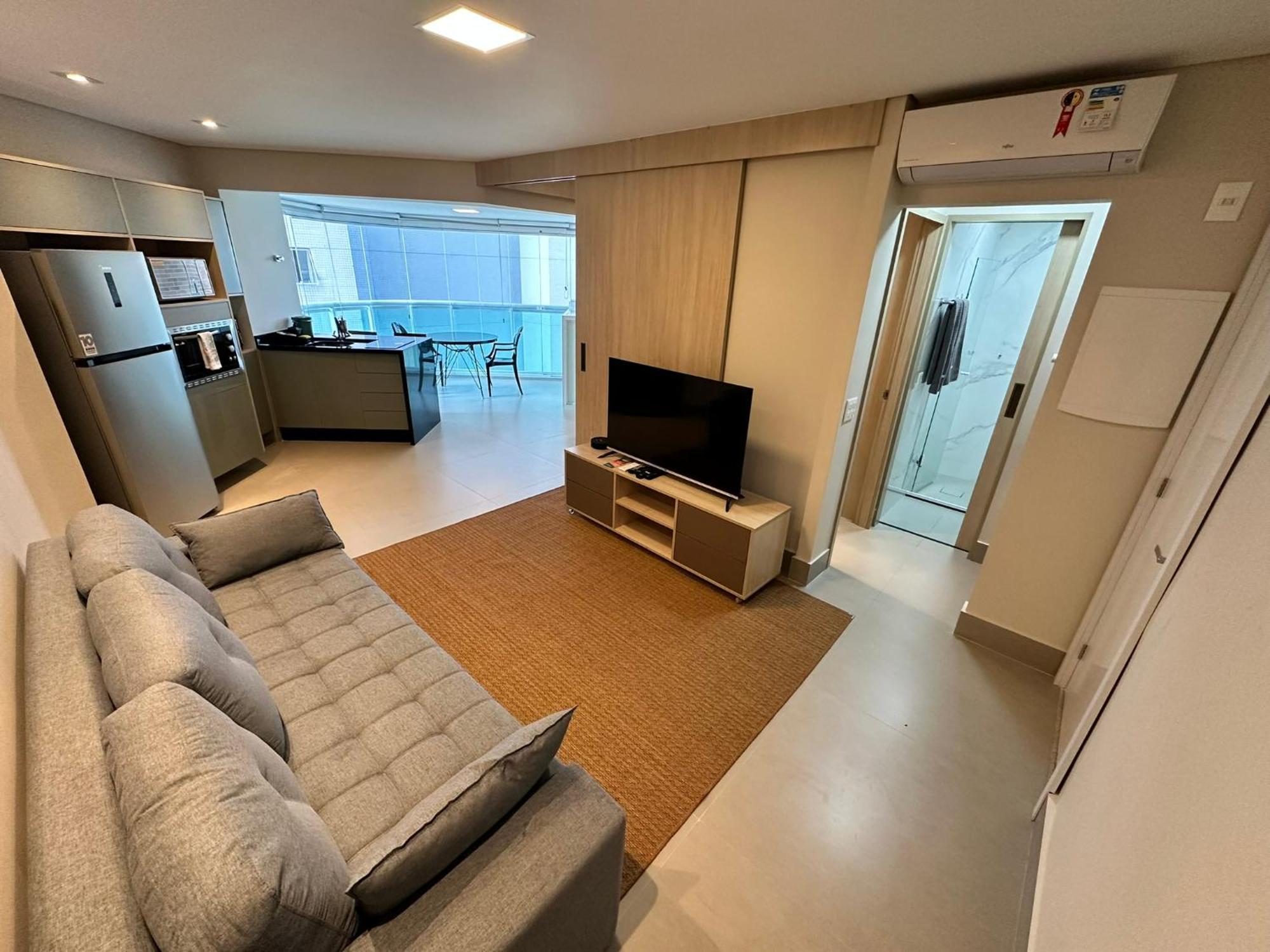 Apartmán Residencial Estanconfor Com Vista Mar 2 Ac E Garagem Santos  Exteriér fotografie